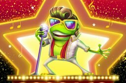 Rist løs med spilleautomaten Elvis Frog in Vegas