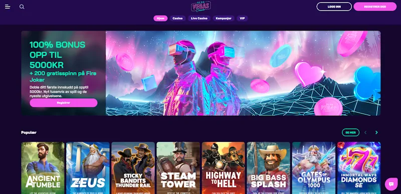 Neon Vegas Casino screenshot
