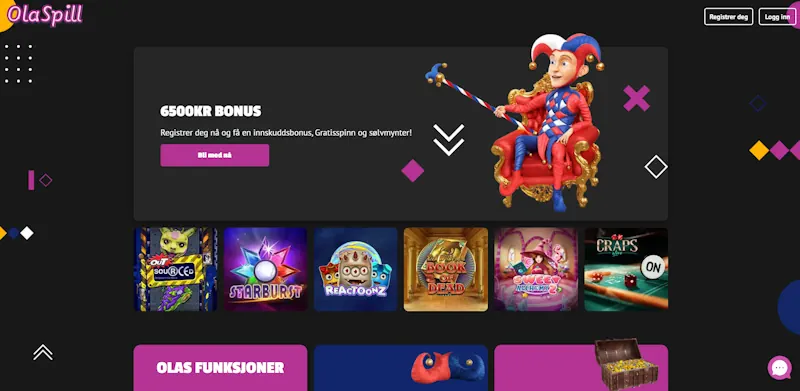 OlaSpill Casino skjermbilde