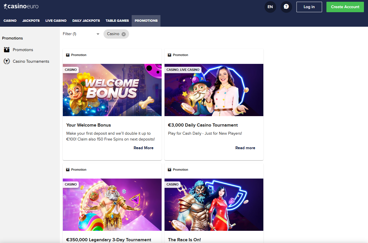 Casino Euro bonus