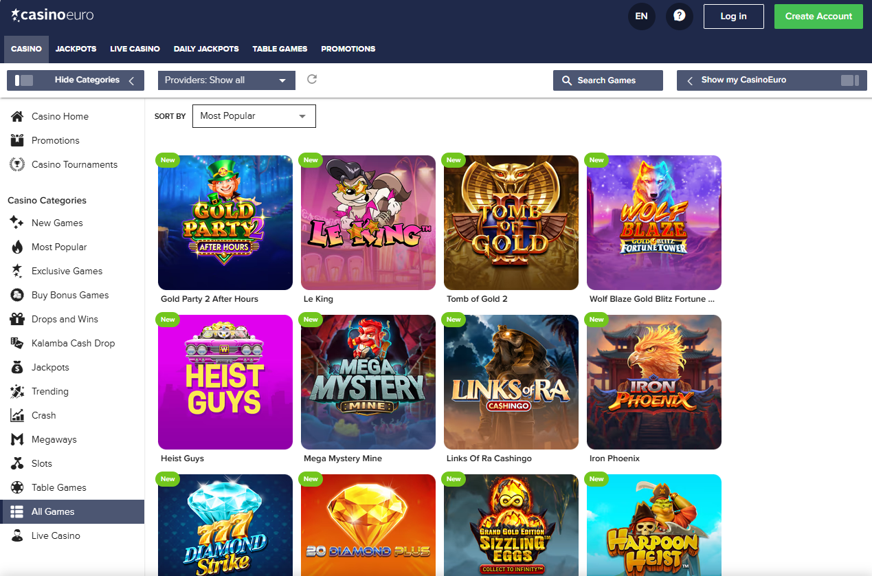 Casino Euro game
