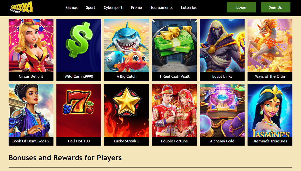 Casoola Casino game