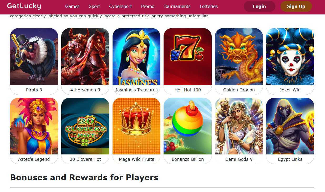 Get Lucky Casino
