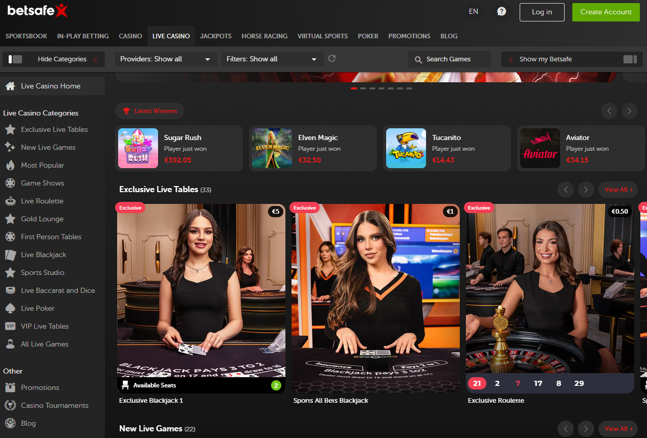 betsafe live